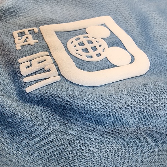 Disney Blue Spirit Jersey Zip up Jacket - L - Picture 8 of 11